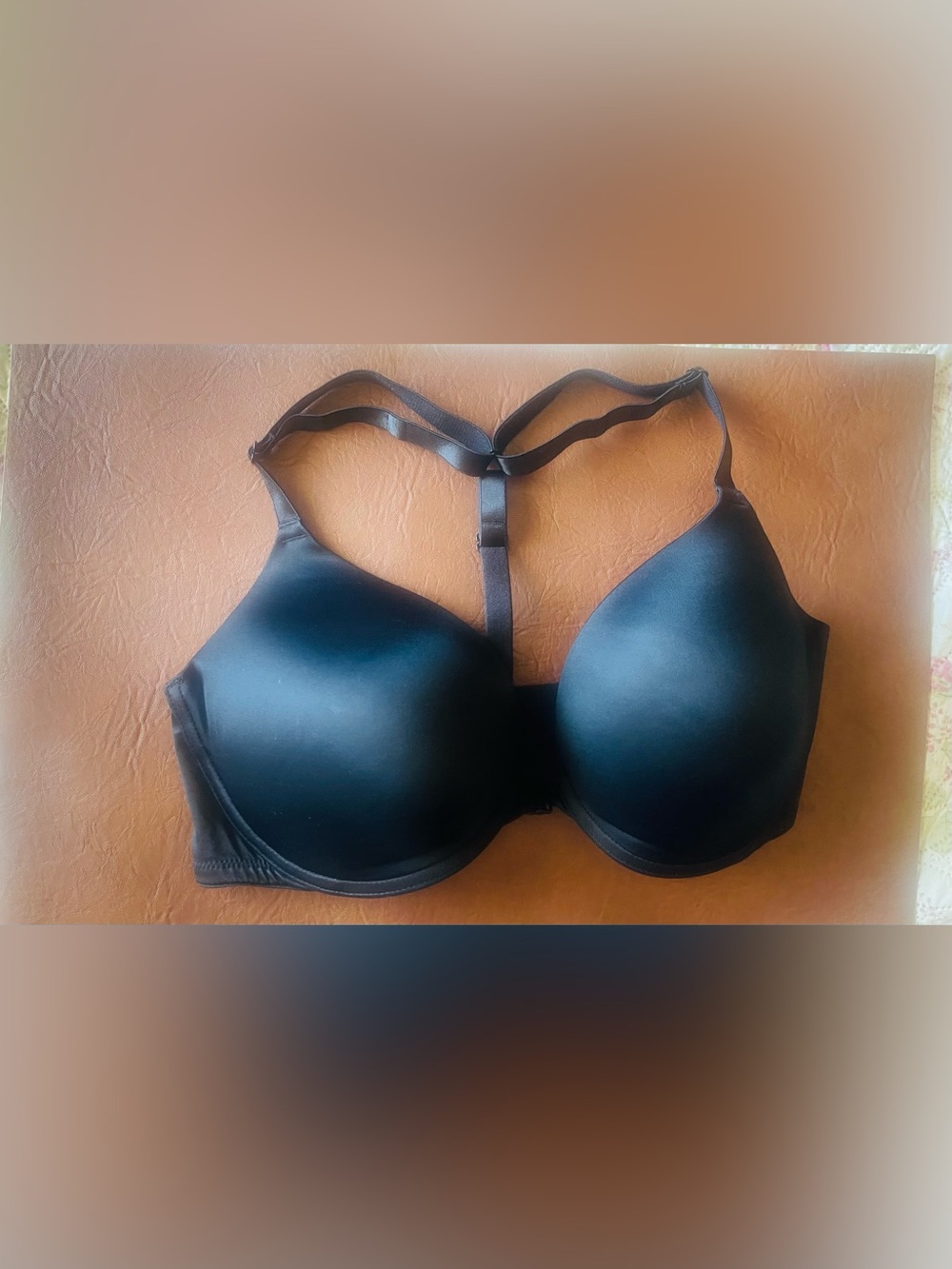Victoria's Secret Black Padded Racerback Bra